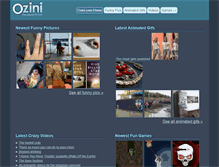 Tablet Screenshot of ozini.com